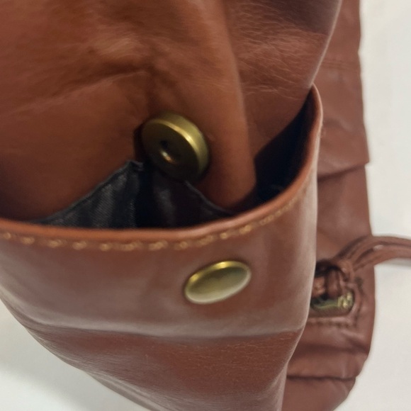 SCARLETON Faux Leather Crescent Shoulder Hobo Bag Boho Cocoa Brown - Picture 12 of 12